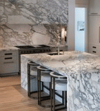 Custom Marble Kitchen